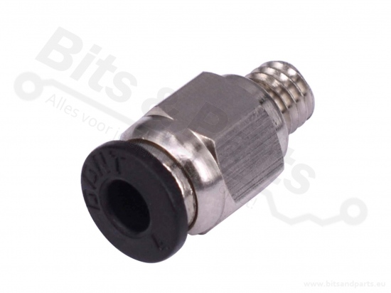 Pneufit met rechte koppeling PC4-M6 4mm